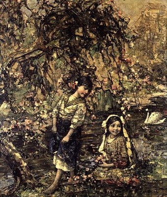 Lo stagno dei cigni da Edward Atkinson Hornel