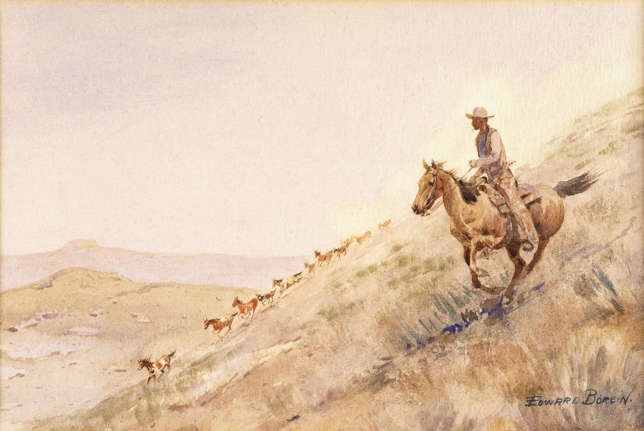 Radunare i Cavalli da Edward Borein