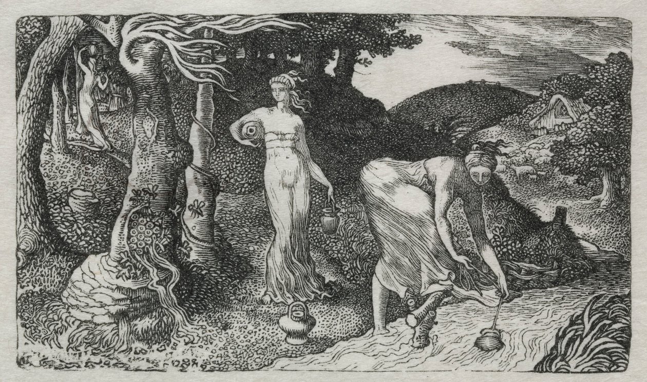 Il ruscello, 1829 da Edward Calvert