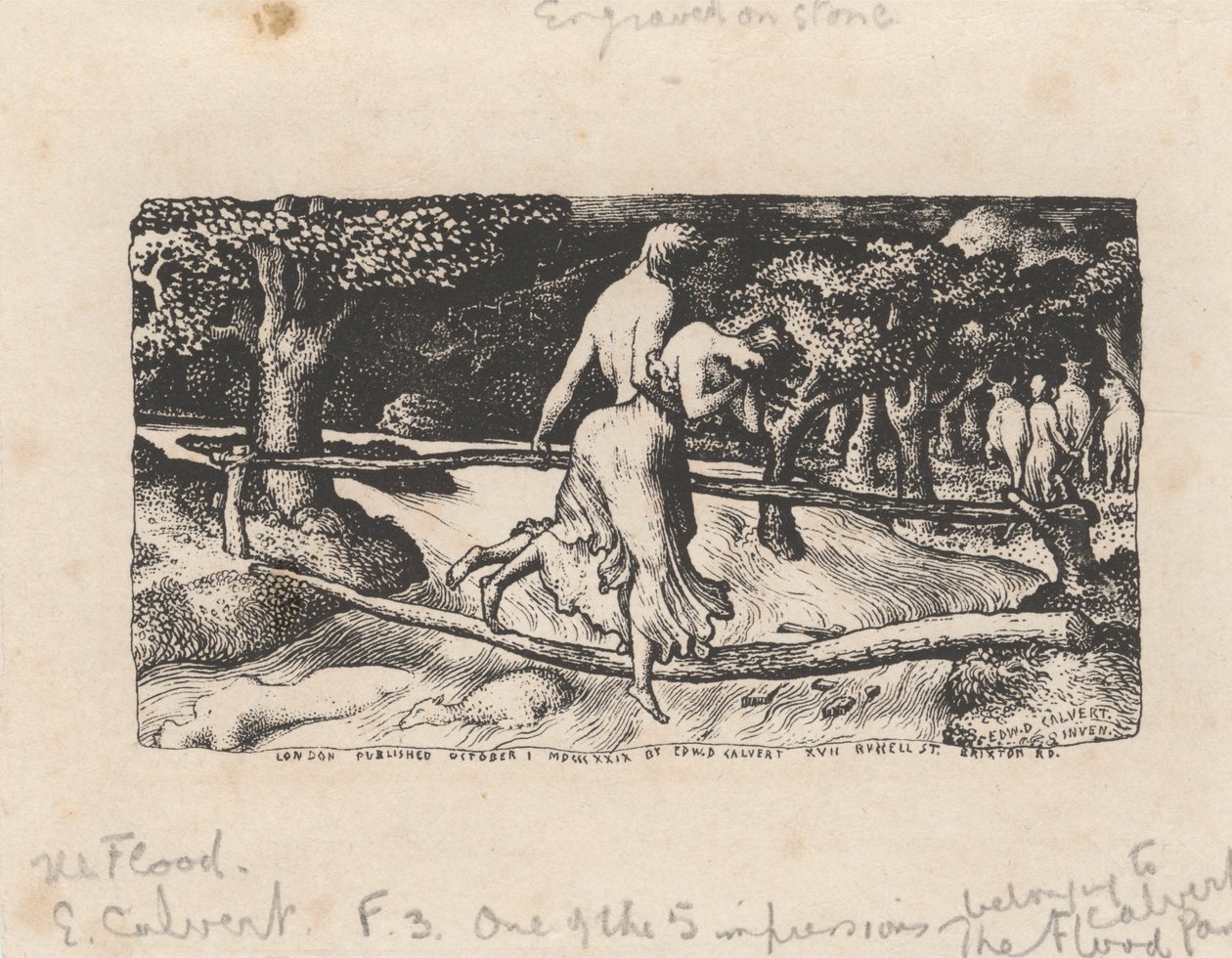 Il diluvio da Edward Calvert