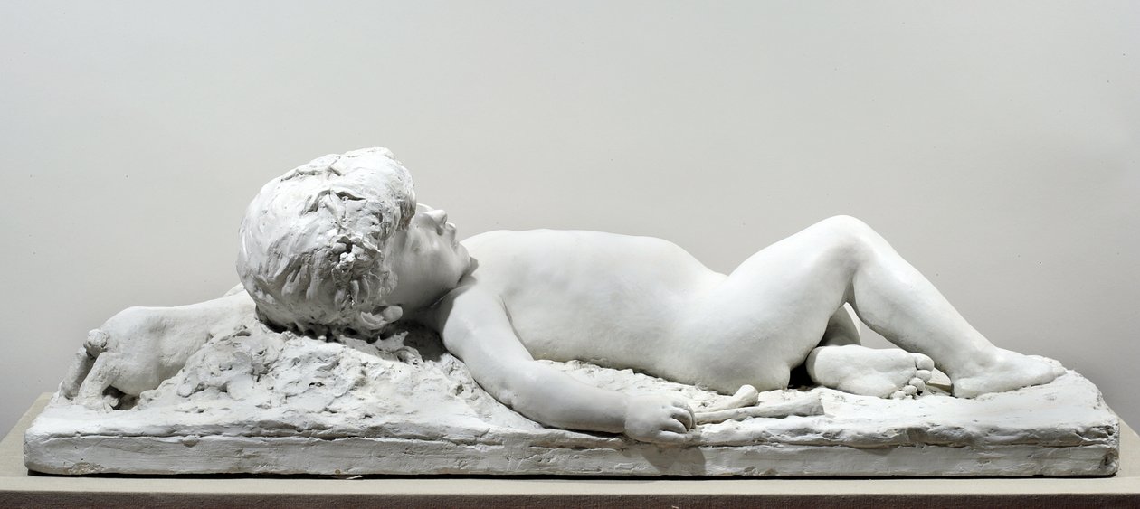 Fauno dormiente (gesso) da Edward Clark Potter