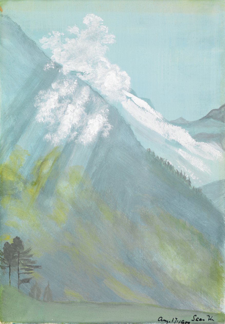 Saas-Fee, Svizzera da Edward Clifford