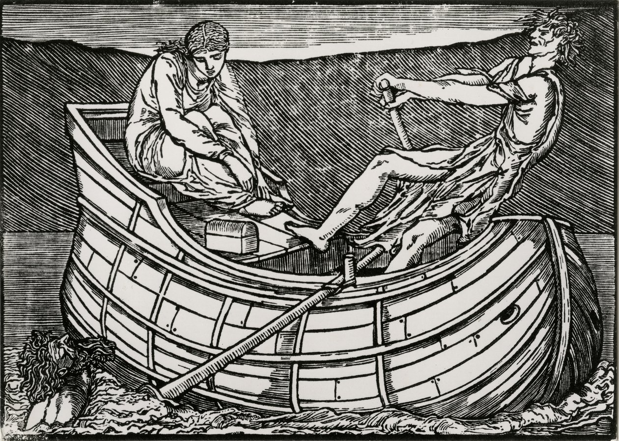 La Testa che Si Alza da Edward Coley (after) Burne Jones
