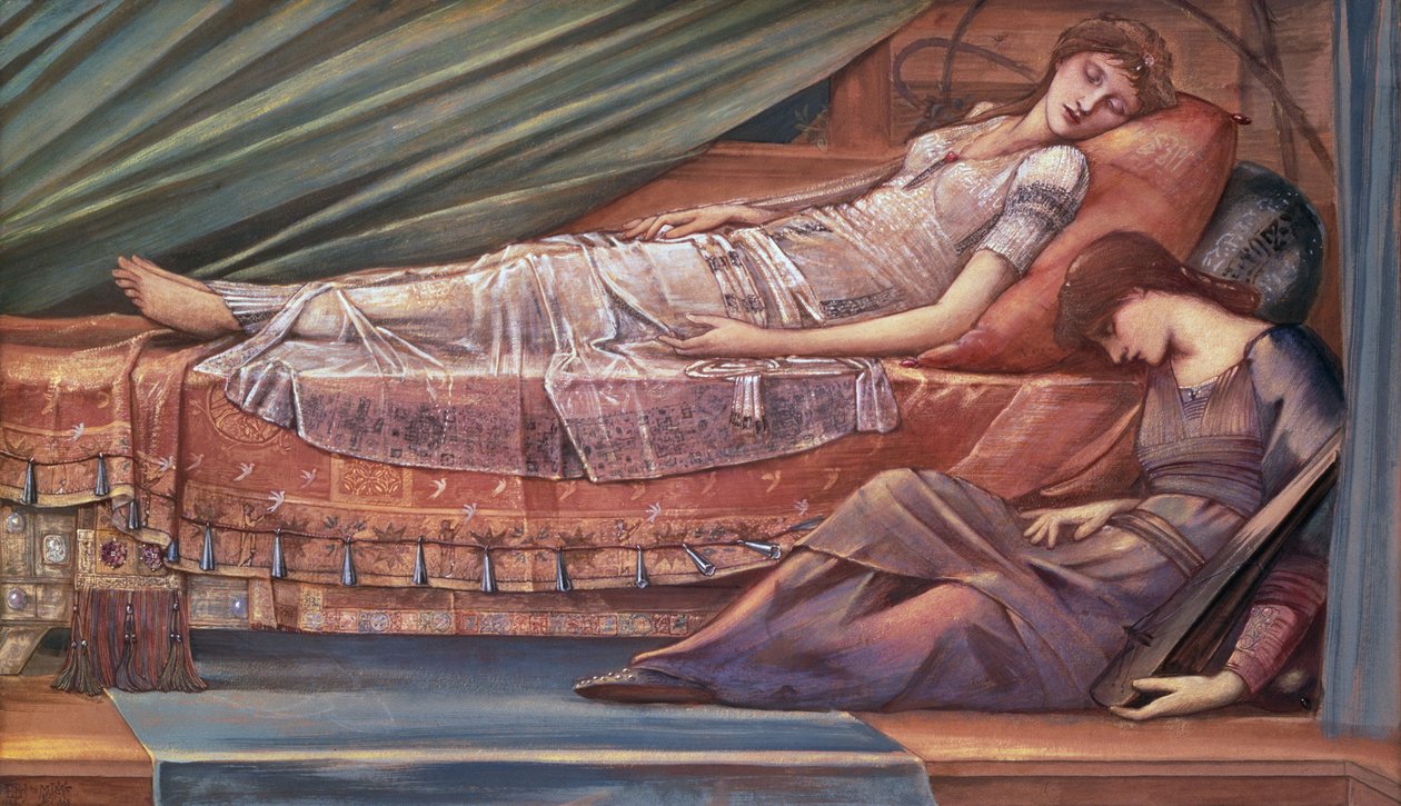 La Principessa Addormentata da Edward Coley Burne Jones