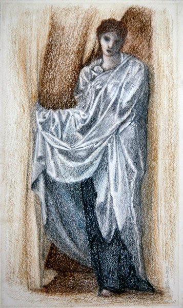 Donna in una Veste Classica da Edward Coley Burne Jones