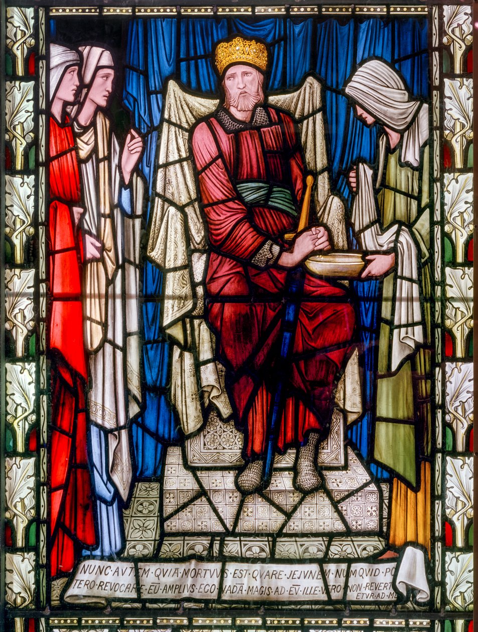 Davide consolato, c.1896 da Edward Coley Burne Jones