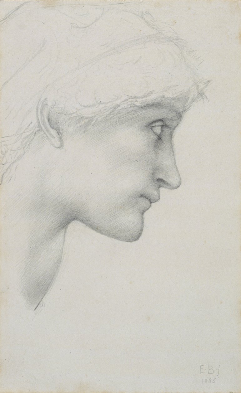 Testa da Edward Coley Burne Jones