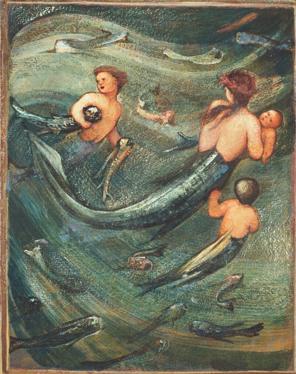 Sirene nel profondo, 1882 da Edward Burne Jones