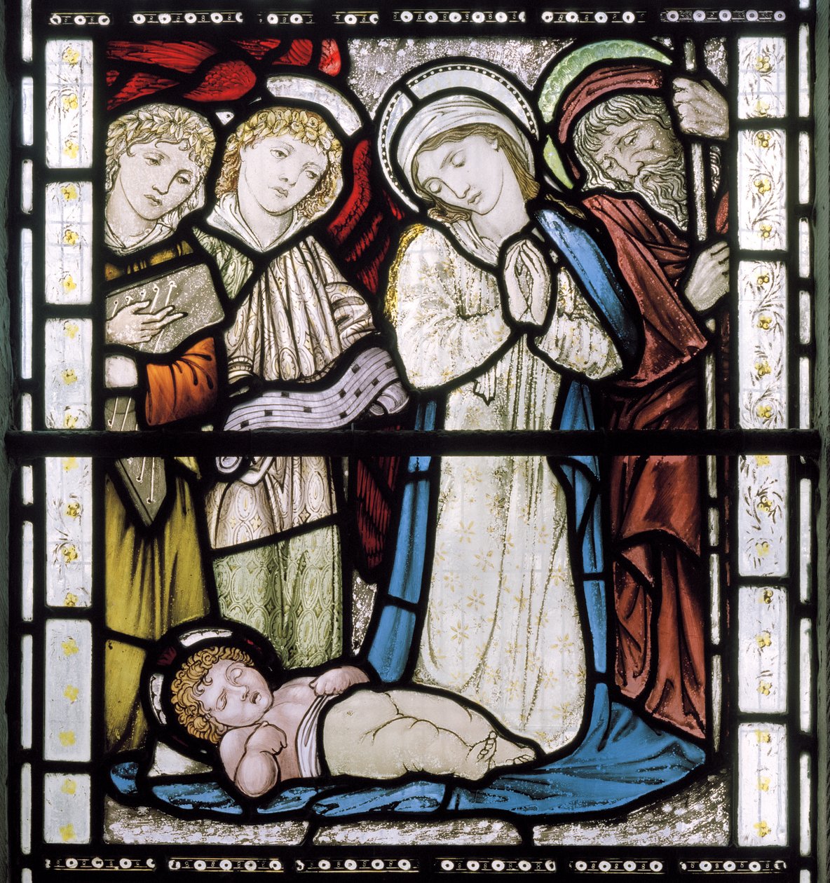 La Natività, 1877 da Edward Burne Jones