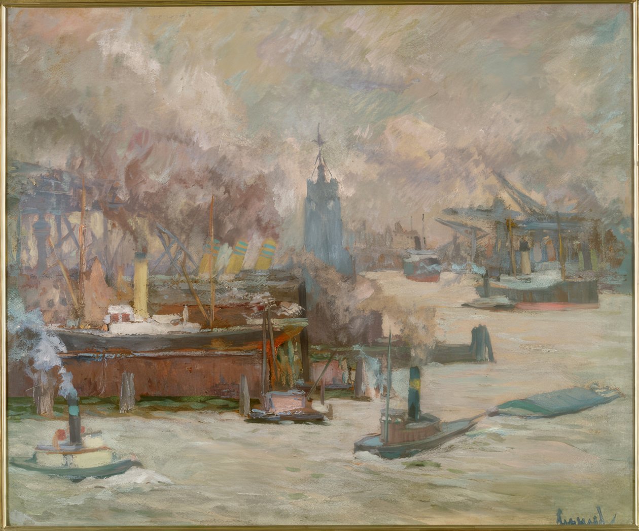 Il grande cantiere navale da Edward Cucuel