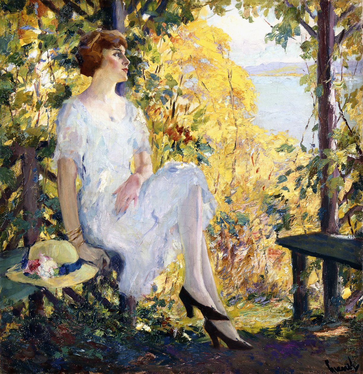 Sotto il pergolato da Edward Cucuel