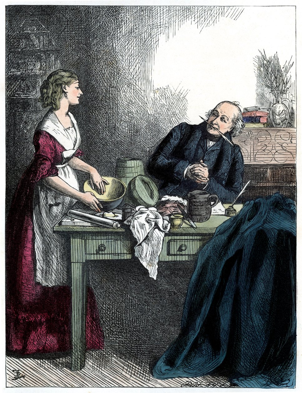 Martin Chuzzlewit di Charles Dickens da Edward Dalziel