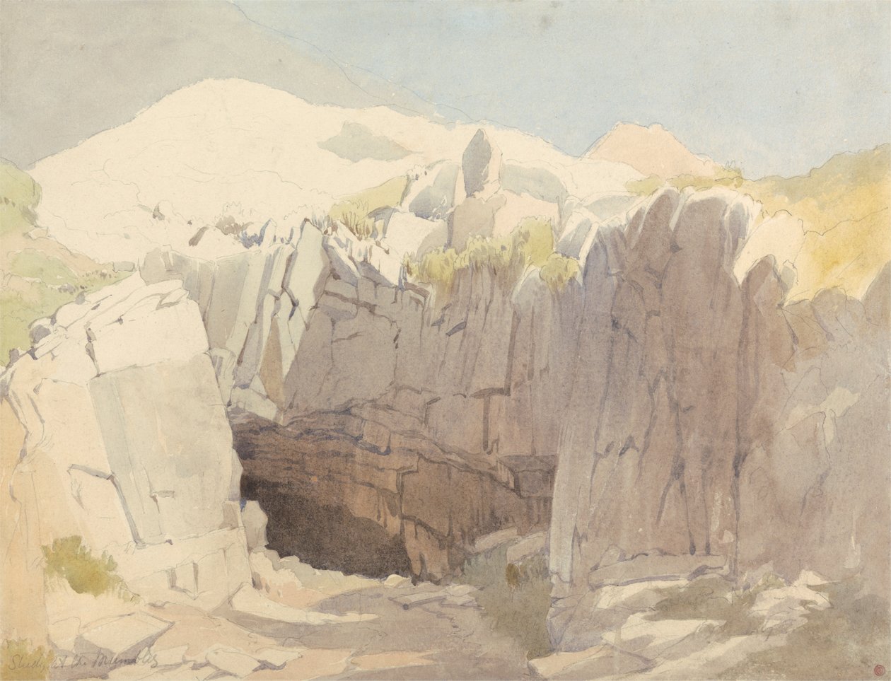 Studio di rocce a Mumbles da Edward Duncan