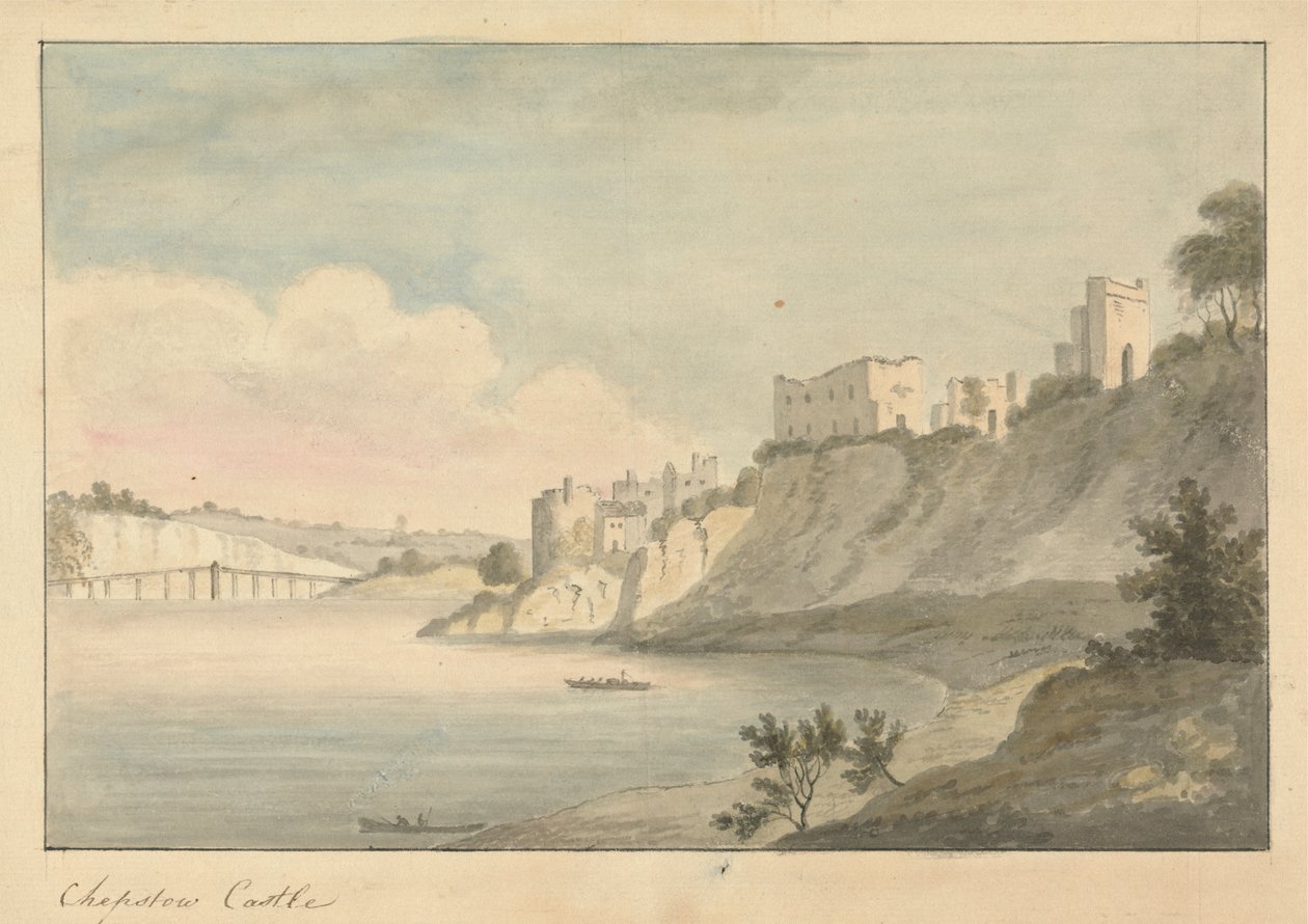 Castello di Chepstow da Edward Francis Burney