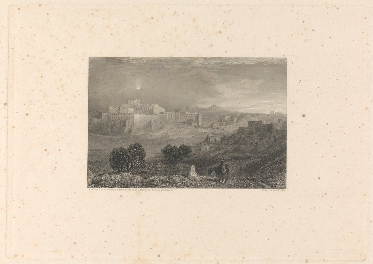 Betlemme da Edward Francis Finden