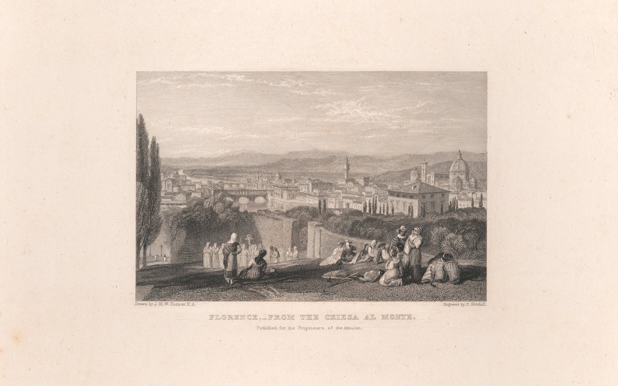Firenze dalla Chiesa al Monte da Edward Goodall