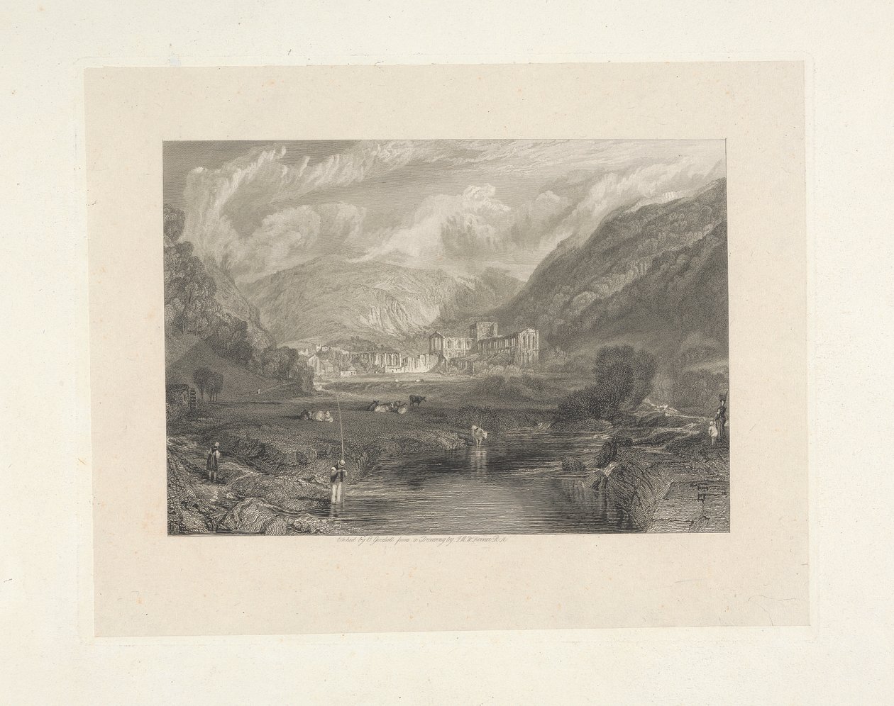 Abbazia di Rievaulx, Yorkshire da Edward Goodall