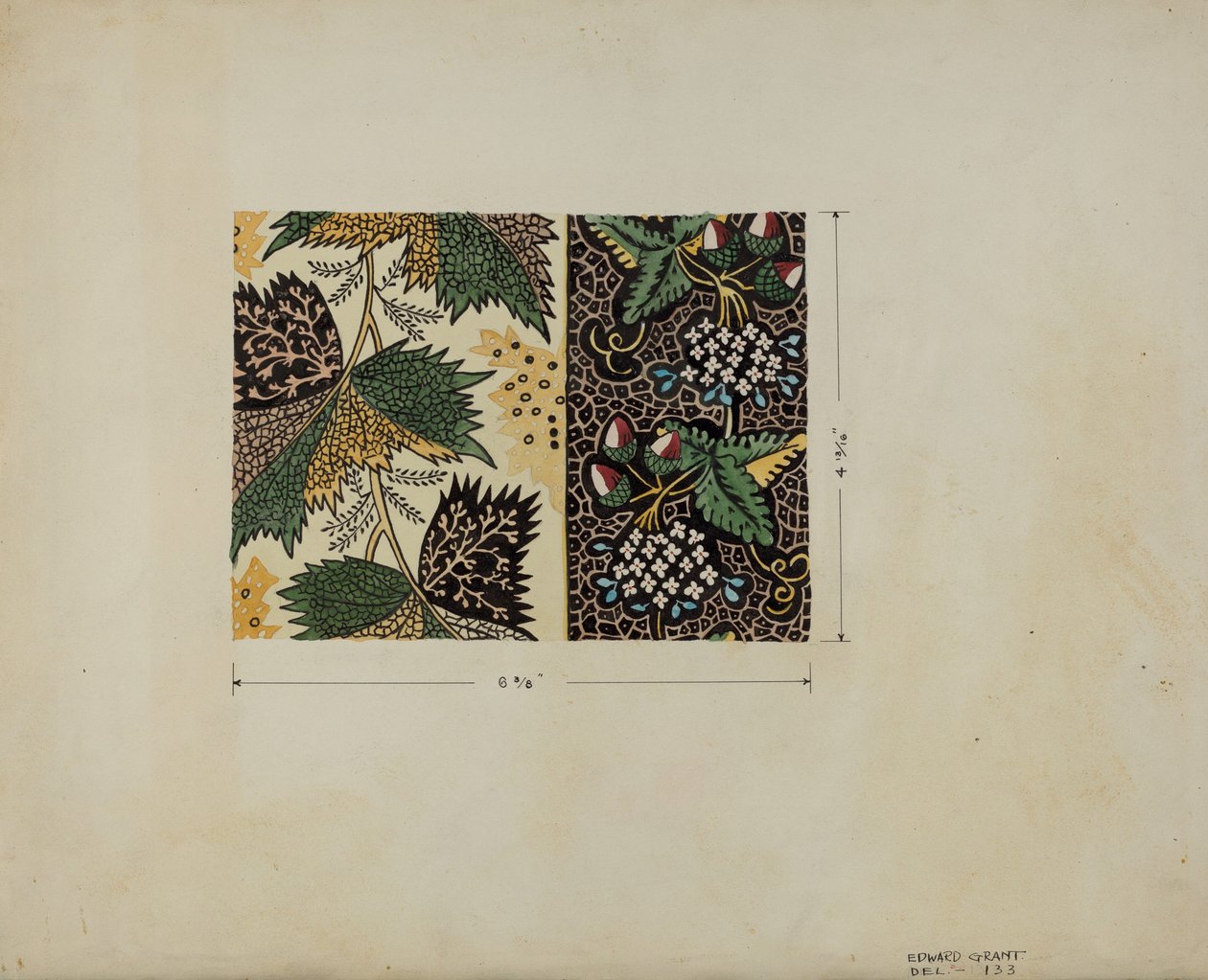 Pezzo di calicò da Edward Grant