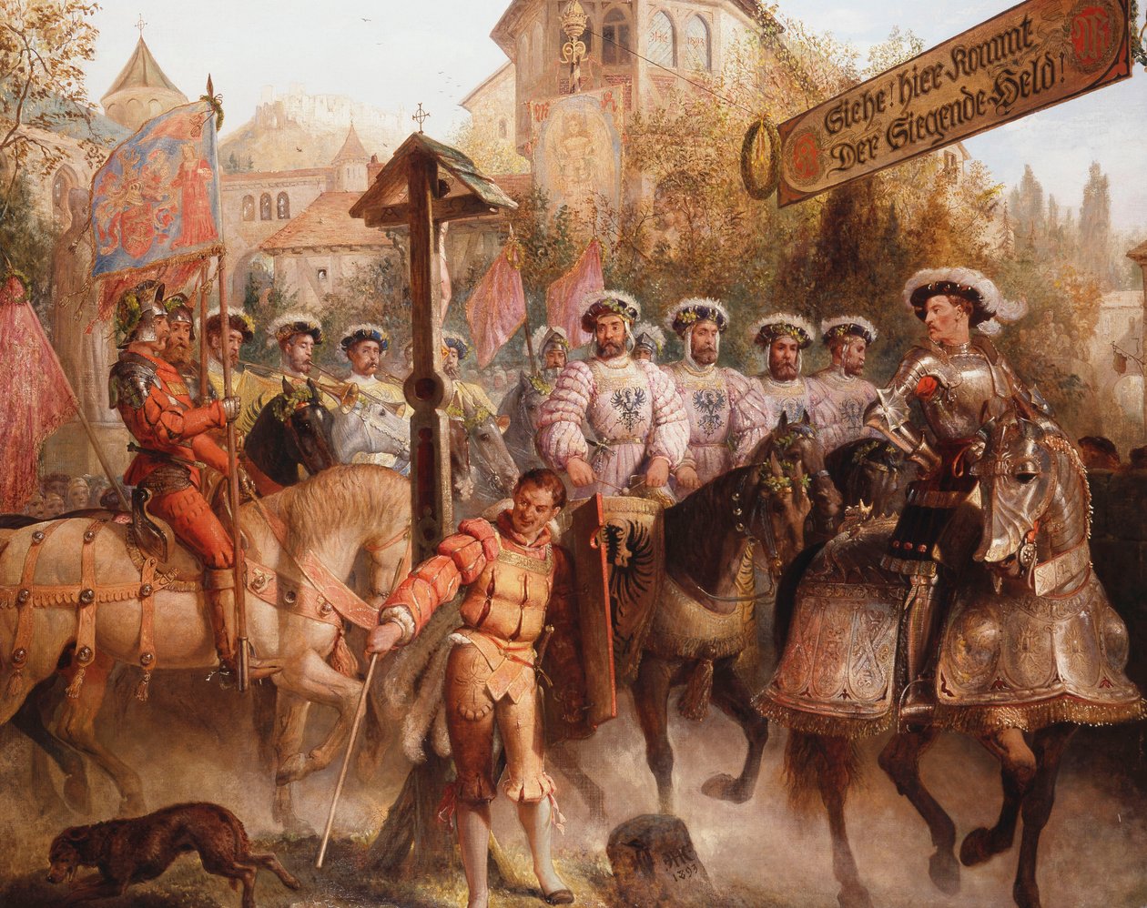 La Processione, 1893 da Edward Henry Corbould