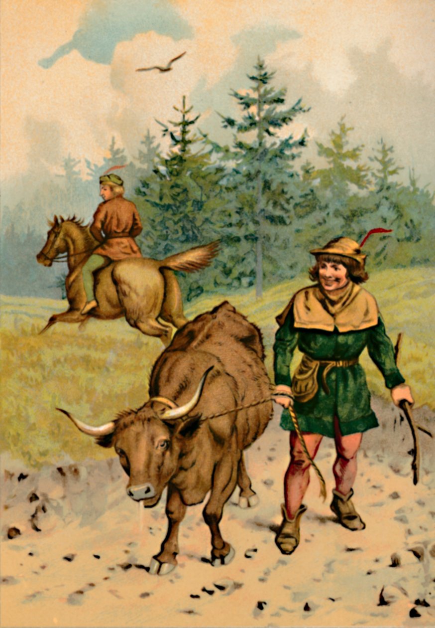 Hans e la sua mucca, 1901 da Edward Henry Wehnert