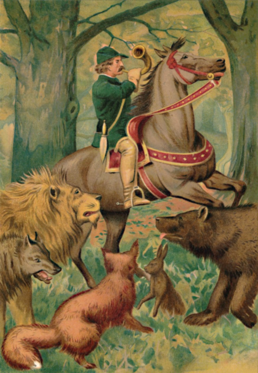 Il Cacciatore e gli Animali da Edward Henry Wehnert