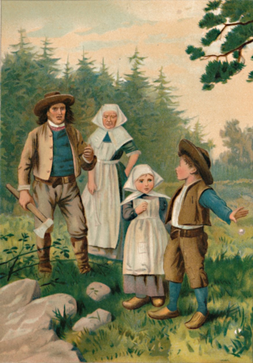 Il Taglialegna e i suoi Figli, 1901 da Edward Henry Wehnert