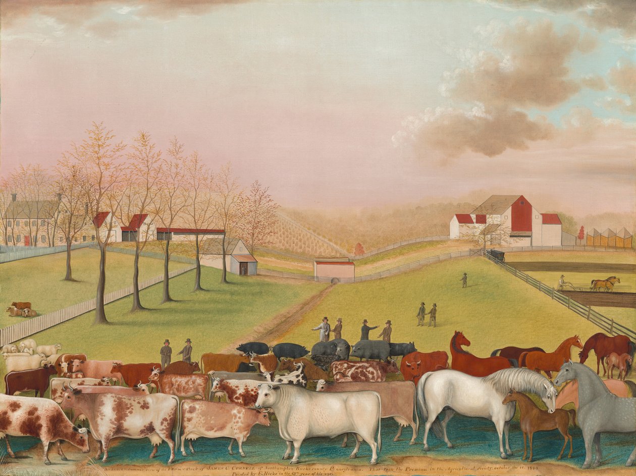 La fattoria Cornell da Edward Hicks