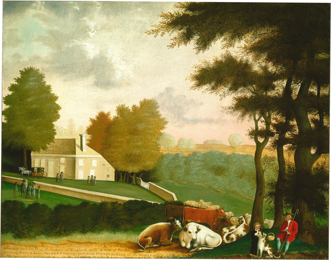 La Tomba di William Penn da Edward Hicks