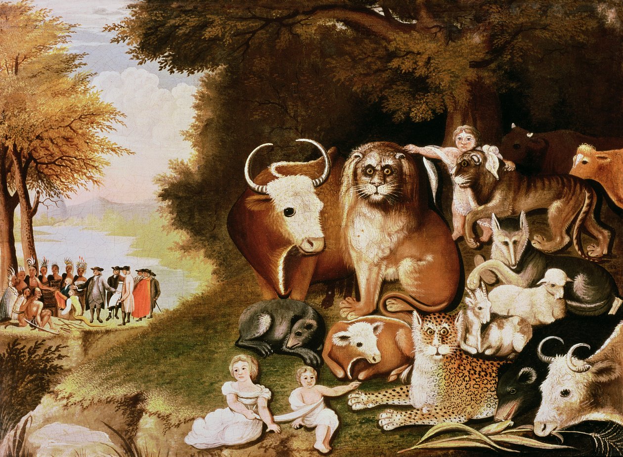 Il regno pacifico, 1832-34 da Edward Hicks