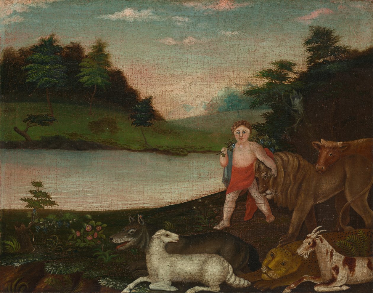 Il regno pacifico, c.1816-18 da Edward Hicks