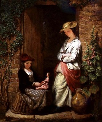 Giocando con la Bambola da Edward John Cobbett