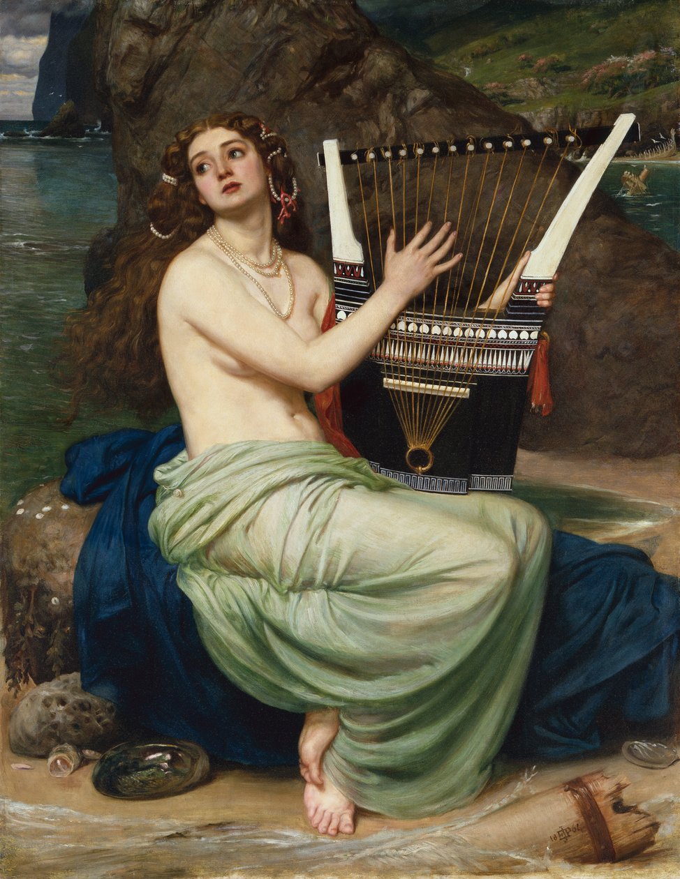 La sirena da Edward John Poynter