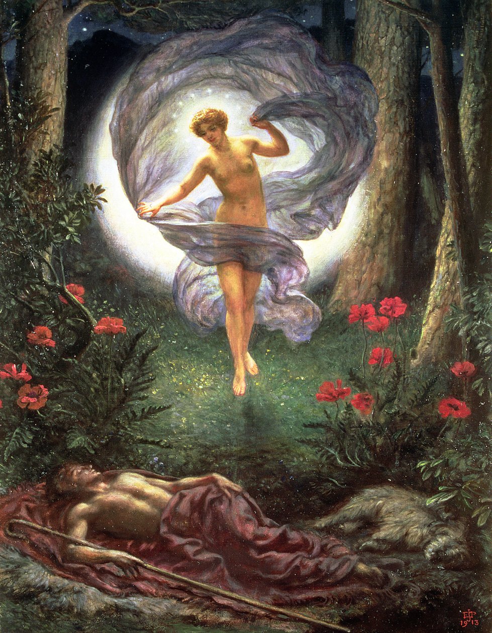 Le visioni di Endimione da Edward John Poynter