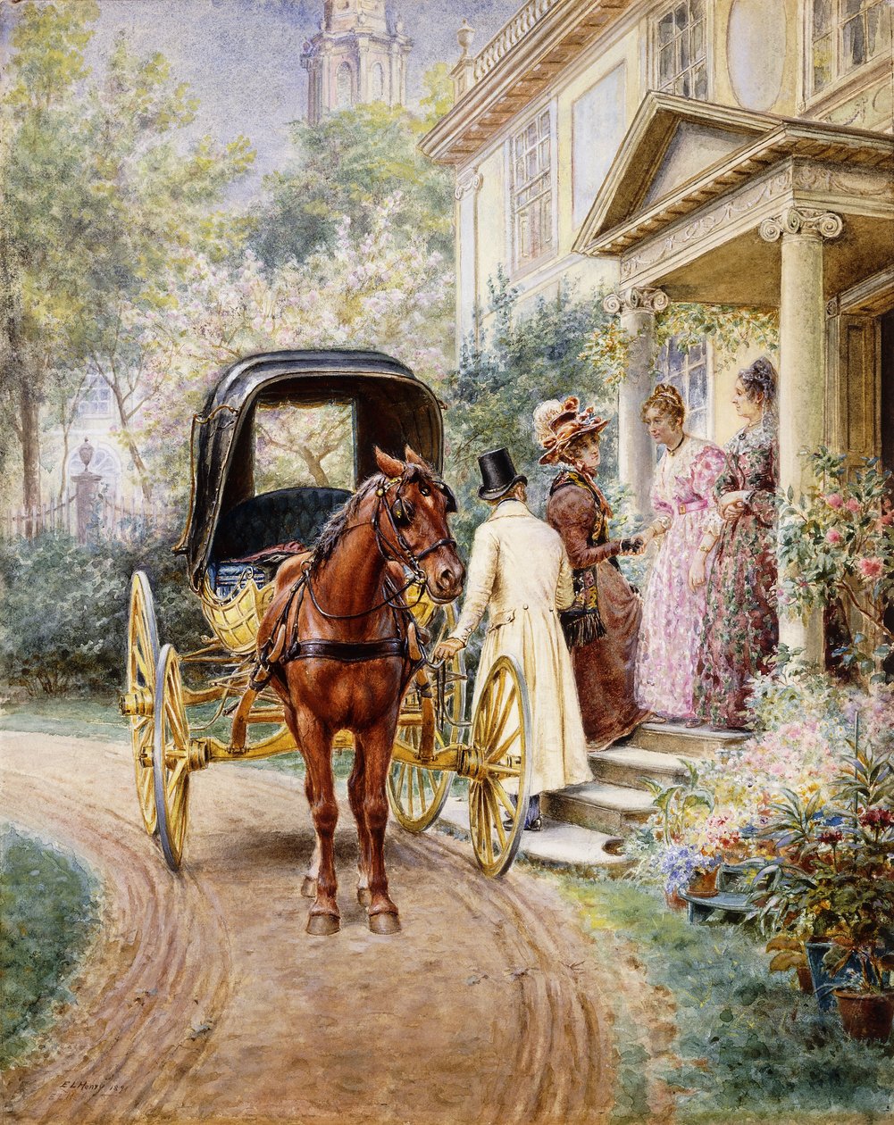 Signora, 1891 e 1887 da Edward Lamson Henry