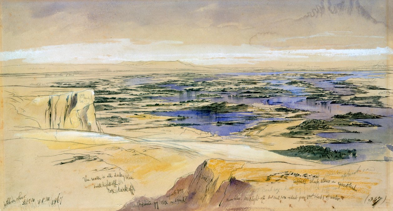 Aboo Seer, 4 febbraio 1867 da Edward Lear
