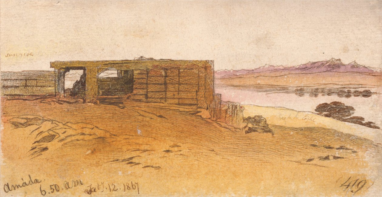 Amada, 6:50 del 12 febbraio 1867 (419) da Edward Lear