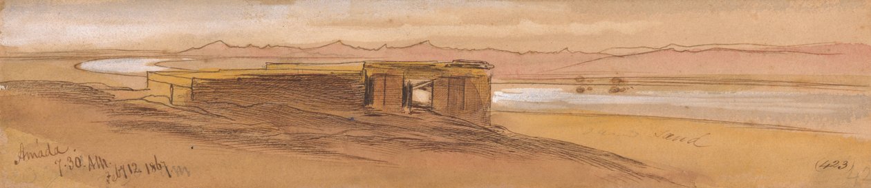 Amada, ore 7:30 del 12 febbraio 1867 (423) da Edward Lear