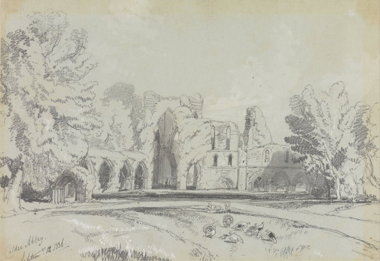 Abbazia di Calder, 12 settembre 1836. da Edward Lear