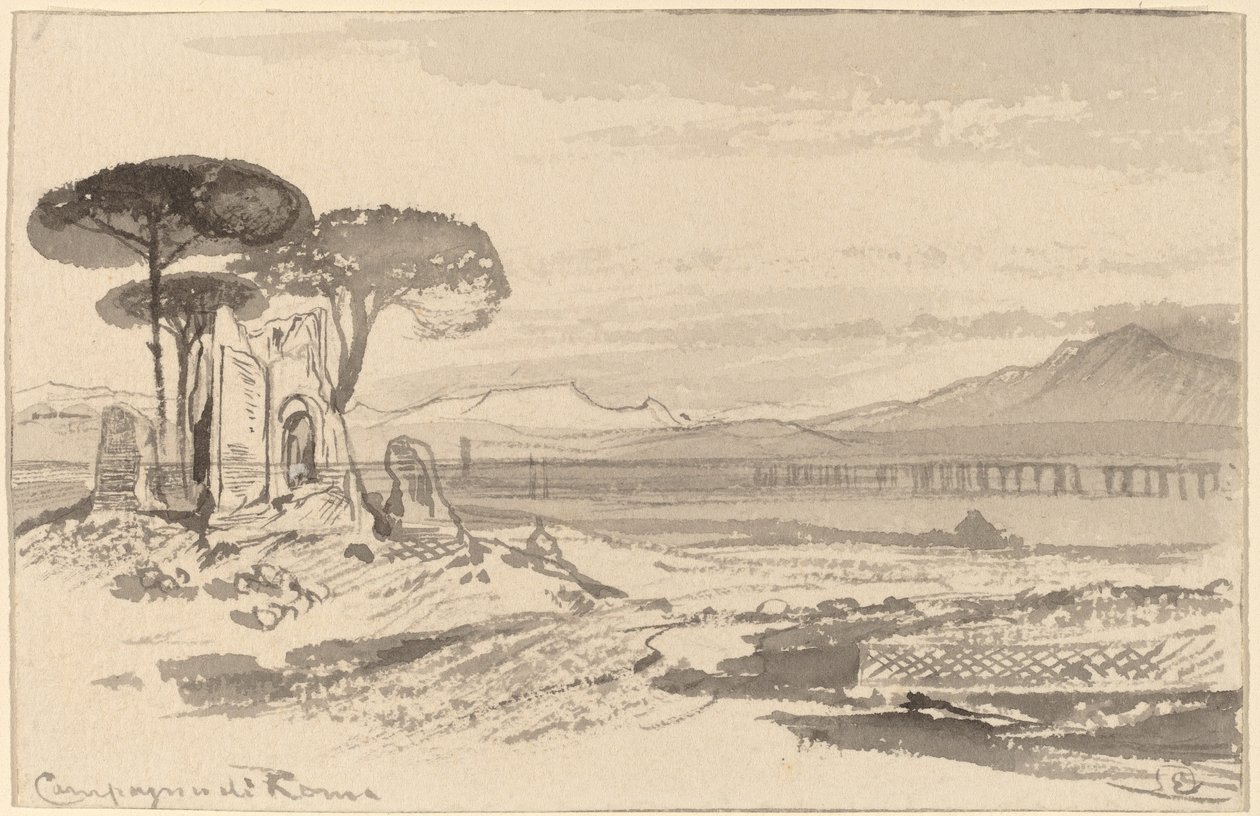 Campagna di Roma da Edward Lear