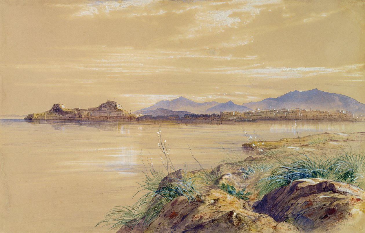 Corfù da Edward Lear