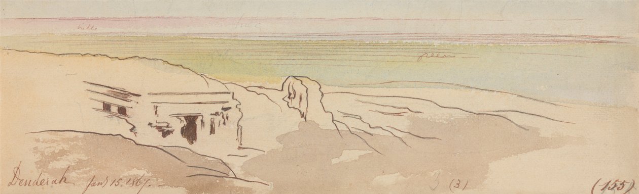 Dendera, 15 gennaio 1867 (155) da Edward Lear