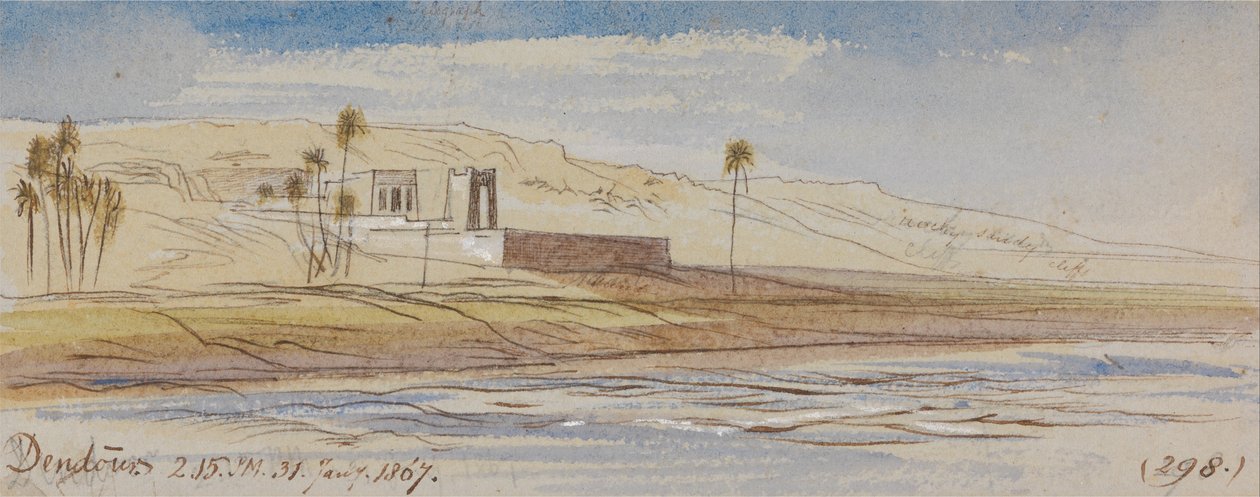Dendour, ore 14.15 del 31 gennaio 1867 (298) da Edward Lear