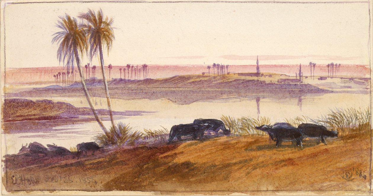 El Hon, Egitto da Edward Lear