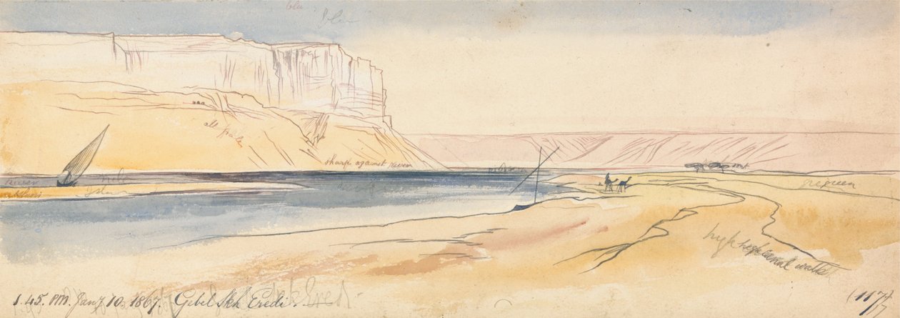 Gebel Sheikh Eredi da Edward Lear