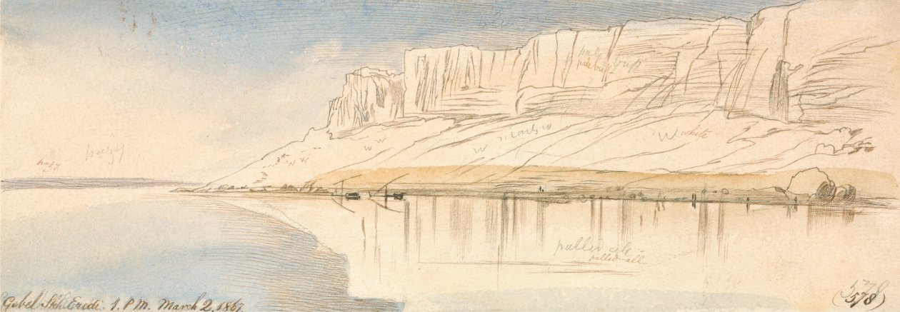 Gebel Sheikh Eredi da Edward Lear