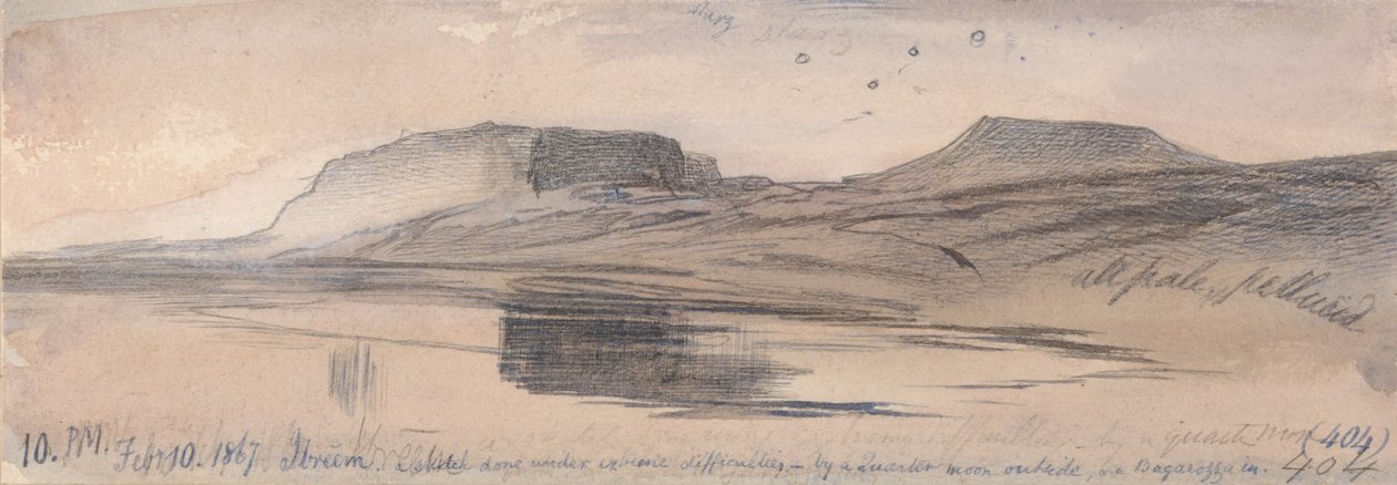 Ibreem, ore 22:00 del 10 febbraio 1867 (404) da Edward Lear