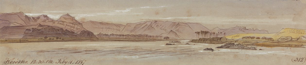 Korosko da Edward Lear