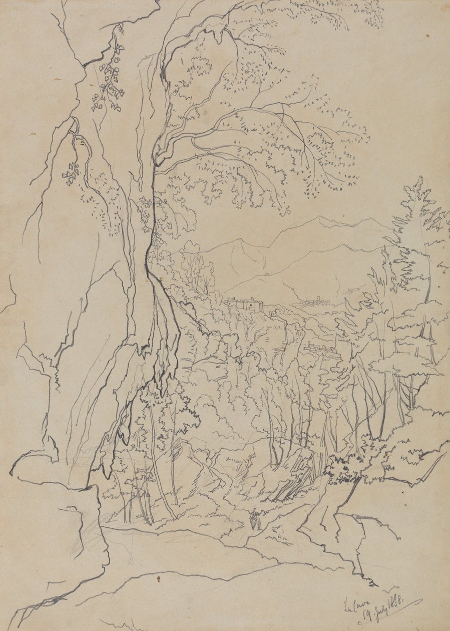 La Cava, 19 luglio 1838 da Edward Lear