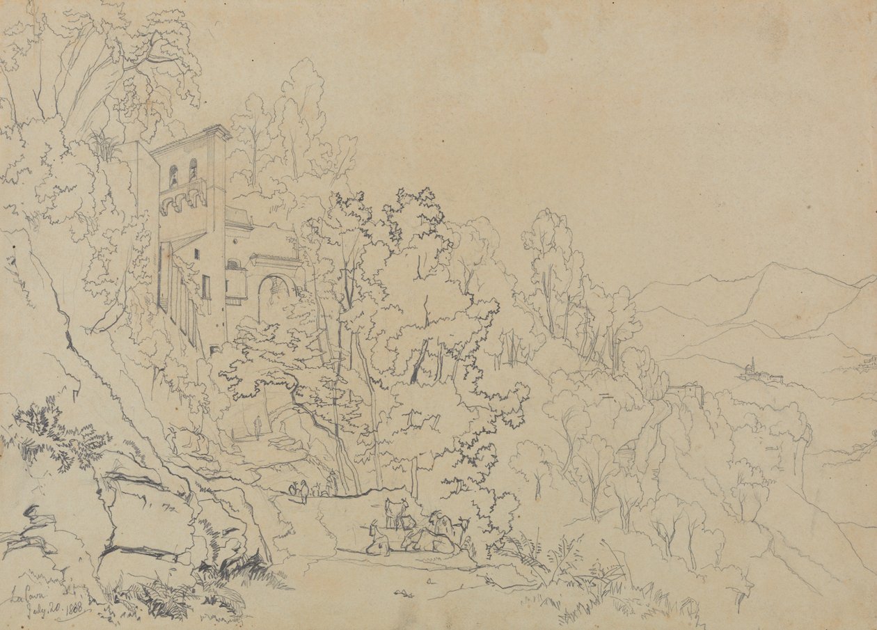 La Cava, 20 luglio 1838 da Edward Lear