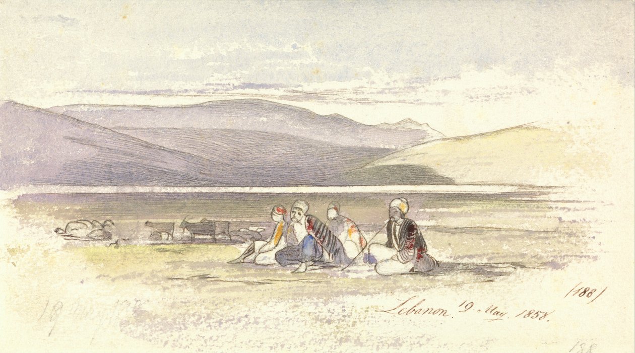 Libano da Edward Lear